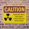 Signmission Radiation & Laser Sign, 7 in H x 10 in W, Plastic, Rectangle OS-2PACK-CR-P-710-L-10156 - alternate 3